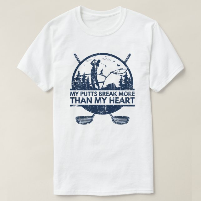 Mina tuttar går på att knäcka fler fina Golf-prese T Shirt (Design framsida)