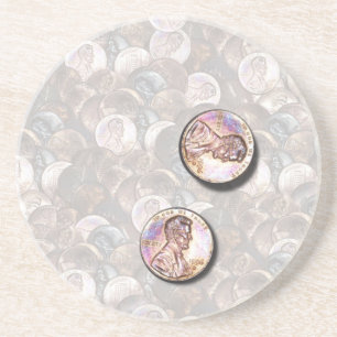 Mina två cent är värda (ljusstyrd bakgrund) underlägg