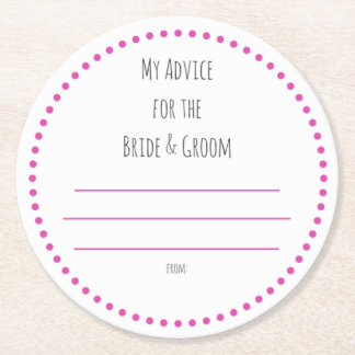 Mina två cent underlägg papper rund