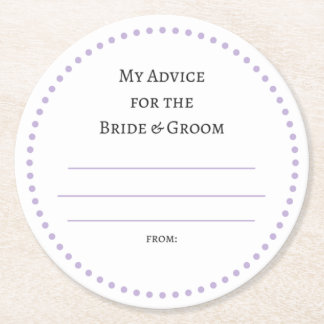 Mina två cent underlägg papper rund