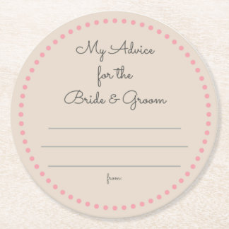 Mina två cent underlägg papper rund