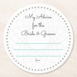 Mina två cent underlägg papper rund