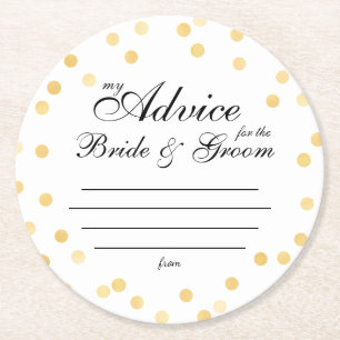 Mina "två cent" underlägg papper rund