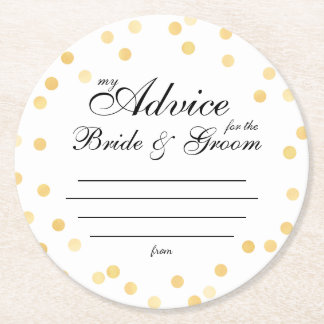 Mina "två cent" underlägg papper rund