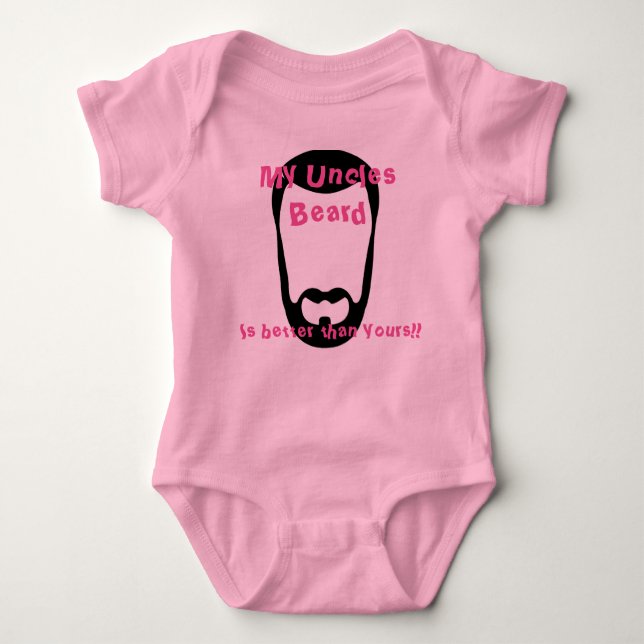 Mina Uncles Beard Tee Shirt (Framsida)