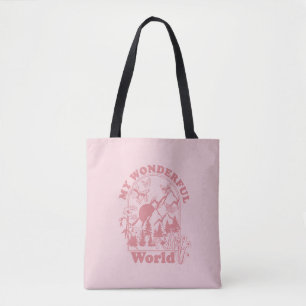 Mina underbara World Retro Flowers Tygkasse