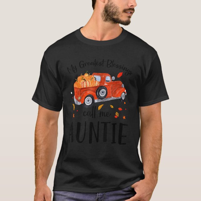 Mina Underbarare välsignelser kallar mig Auntie Pu T Shirt (Framsida)
