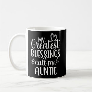 Mina Underbarare välsignelser kallar mig Auntie Sp Kaffemugg