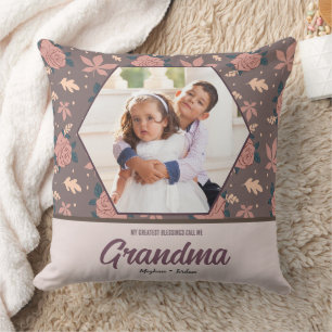 Mina Underbarare välsignelser kallar mig Grandma B Kudde