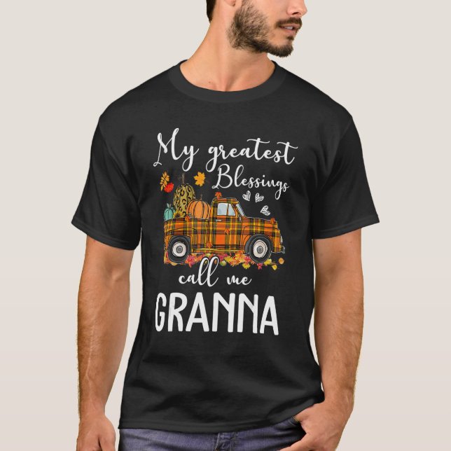 Mina Underbarare välsignelser kallar mig Granna Au T Shirt (Framsida)