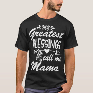 Mina Underbarare välsignelser kallar mig Mamma Gra T Shirt