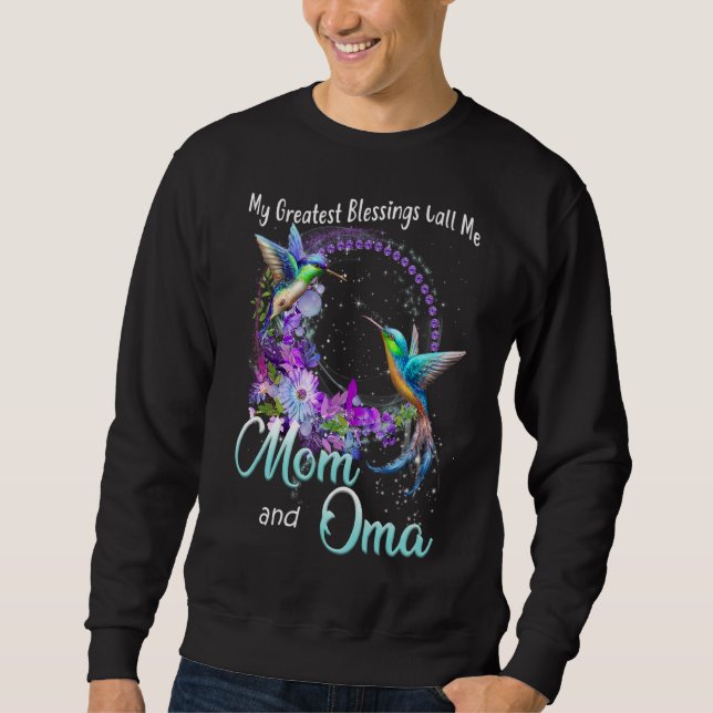 Mina Underbarare välsignelser kallar mig Mamma och Lång Ärmad Tröja (Framsida)
