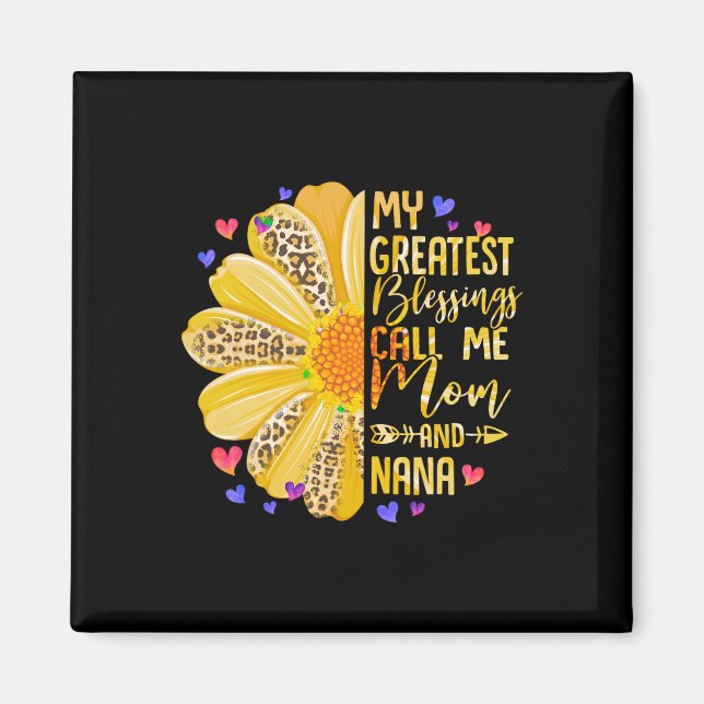 Mina Underbarare välsignelser kallar mig Mamma och Magnet (Framsidan)