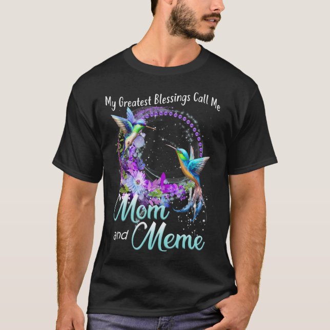 Mina Underbarare välsignelser kallar mig Mamma och T Shirt (Framsida)