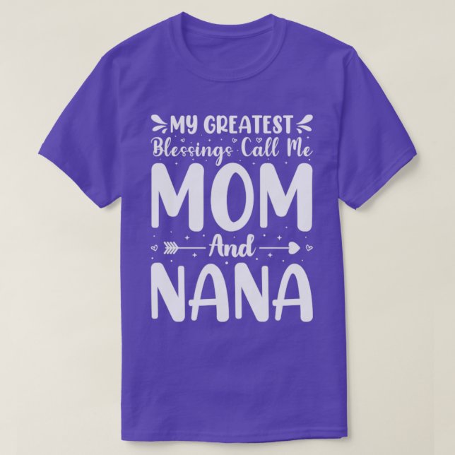 Mina Underbarare välsignelser kallar mig Mamma och T Shirt (Design framsida)