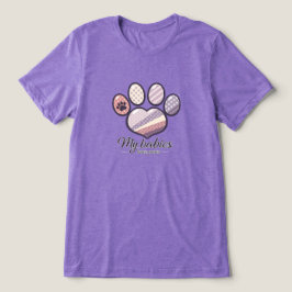 Mina ungar har tassar t shirt