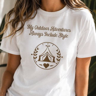Mina Utomhusäventyr Inkluderar Alltid Stil T Shirt