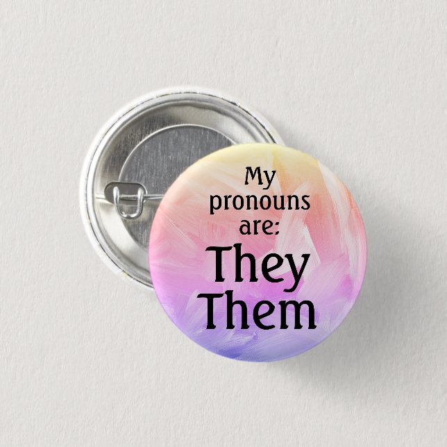 Mina uttal är: De dom Knapp (Framsida & baksida)