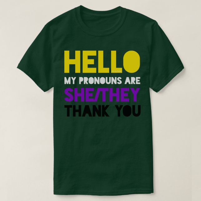 Mina uttal är rena slöjor t shirt (Design framsida)