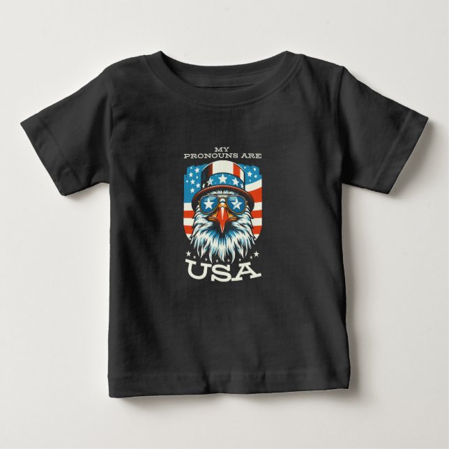 Mina uttal är USA Baby T Shirt (Framsida)