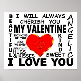 Mina Valentine I Kärlek You Poster