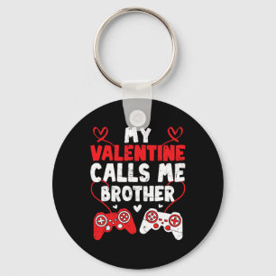 Mina Valentine kallar mig Brother Gamer Bro-Valent Nyckelring