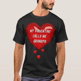 Mina Valentine kallar mig morfar, Red Hearts Grand T Shirt
