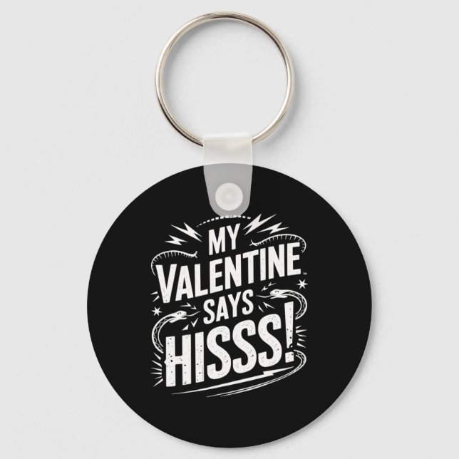 Mina Valentine Says Hisss Nyckelring (Framsida)