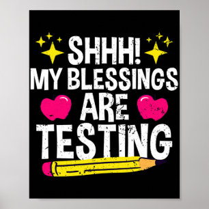 Mina välsignelser testar testdag poster