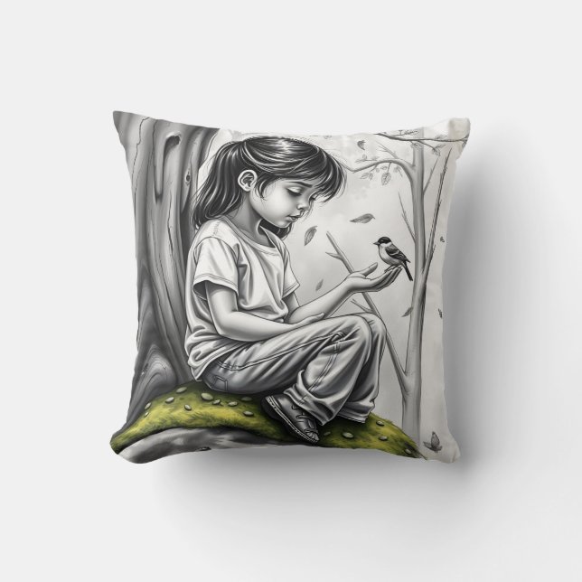 Mina vänner.. De bråkar inte med mig Kudde (Framsida)