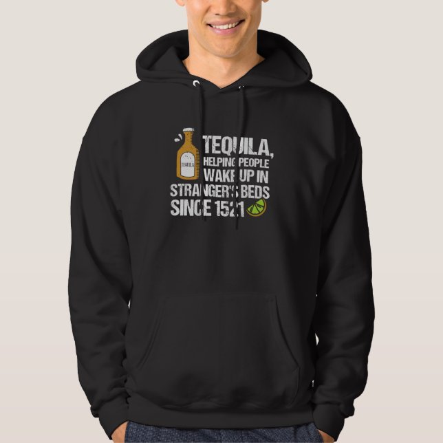 Mina vänner Salt Lime & Tacos Tequila  2 Hoodie (Framsida)