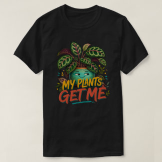Mina Växter Ger Mig Färgrik Botanisk Växt Förälder T Shirt