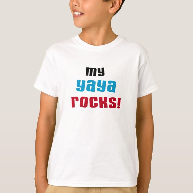 Mina Yaya Sten T-skjortor och gåvor T-shirt (Framsida)