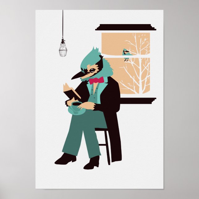 Minaler: Willard the Blue Jay Poster (Framsidan)