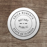 Minalistisk notarius Frimärke Underlägg Papper Rund<br><div class="desc">Notär public Frimärke Plain Minimalist Papper Underlägg.</div>