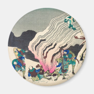 Minamoto no Muneyuki Ason av Katsushika Hokusai Magnet