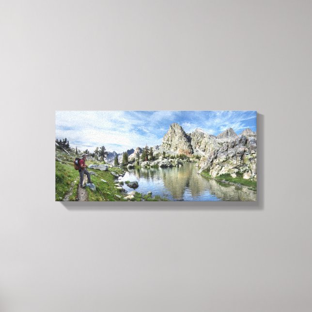 Minaret Sjö - Ansel Adams Wilderness - Sierra Canvastryck (Framsida)