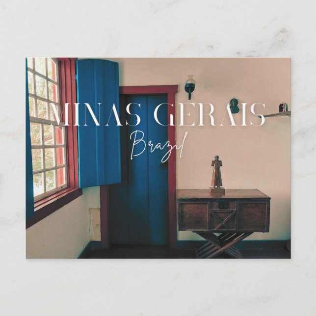 Minas Gerais Brasilien Vykort (Framsida)