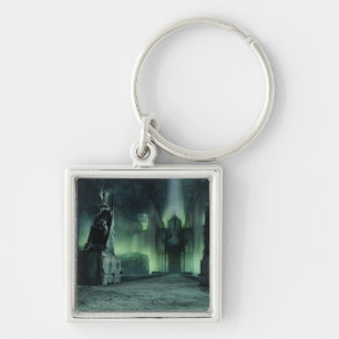 Minas Morgul Fyrkantig Silverfärgad Nyckelring
