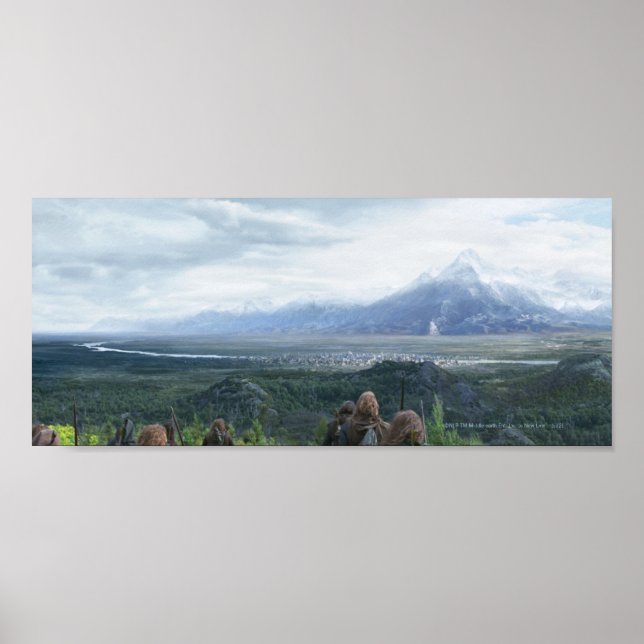 Minas Tirith in View Poster (Framsidan)