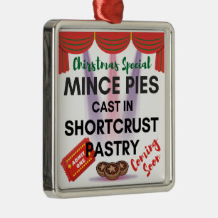 Mince Paj Cast in Shortcrust Pastry Julgransprydnad Metall