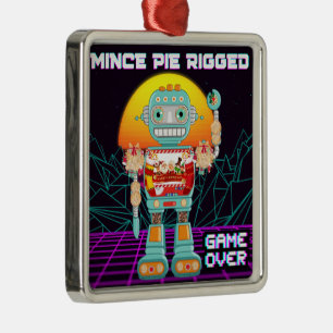 Mince Paj har regnat - spel över Julgransprydnad Metall