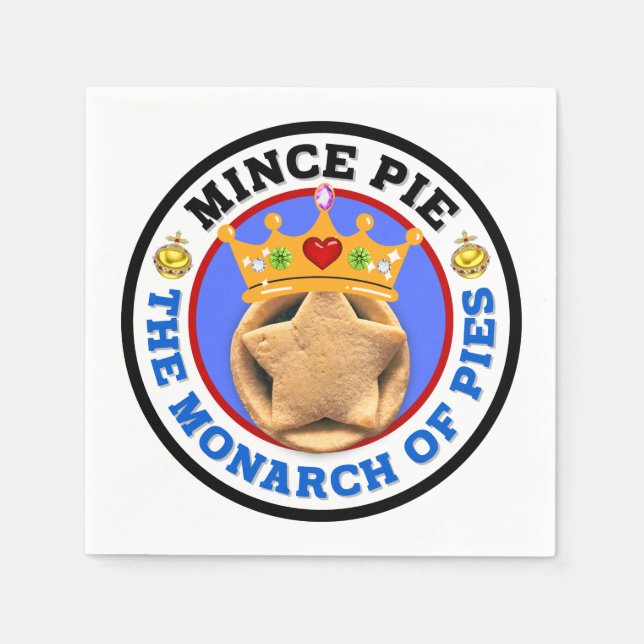 Mince Paj - Monarch i Paj Pappersservett (Framsidan)