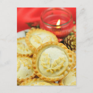Mince paj till jul helg vykort