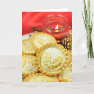 Mince paj till jul helgkort