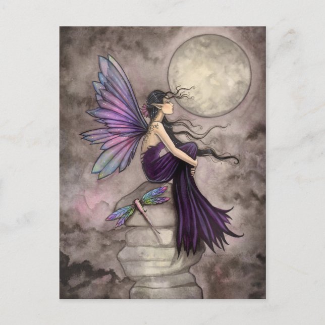 Mind Adrift Fantasy Fairy Art Vykort (Framsida)
