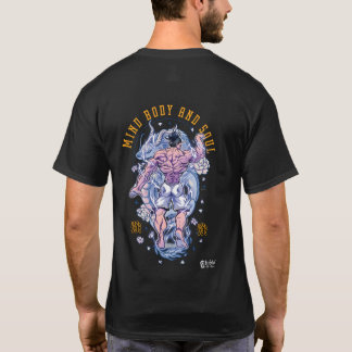 Mind Body and Soul Dragon Infused Black T Shirt