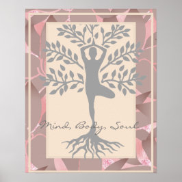 Mind Body Soul Meditation Poster