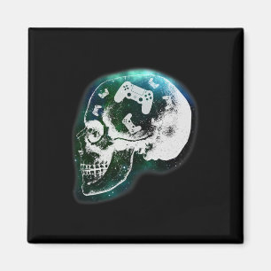 Mind Controller Skalle Gaming Gamer Mäns Pojkar To Magnet