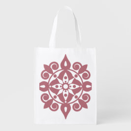 Mind färsk Mandala Design Återanvändbar Påse